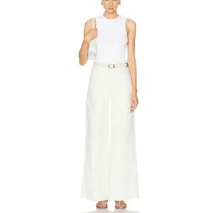 Mother The Undercover‎ Cargo Sneak in Cream Puff Women's 31 NWT